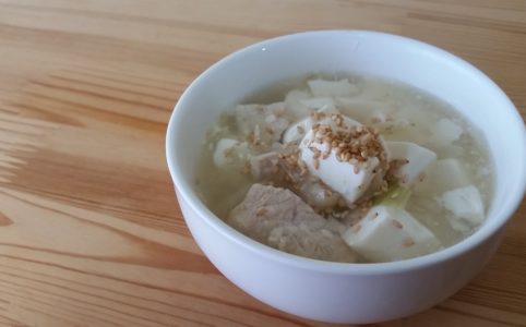 豆腐オニオンスープ