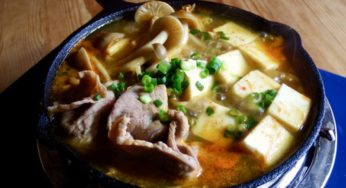 豆腐の豚キムチ鍋