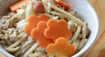 黒ウーロン茶オートミール豆腐粥