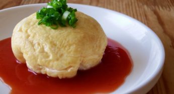 豆腐の卵巾着（オム豆腐）