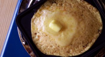 豆腐と卵のプロテインホットケーキ
