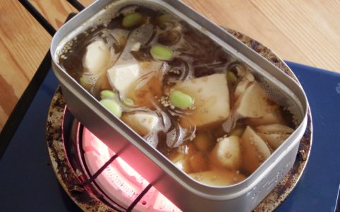 マロニー豆腐の中華スープ