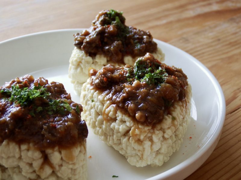 豚みそ豆腐おにぎり